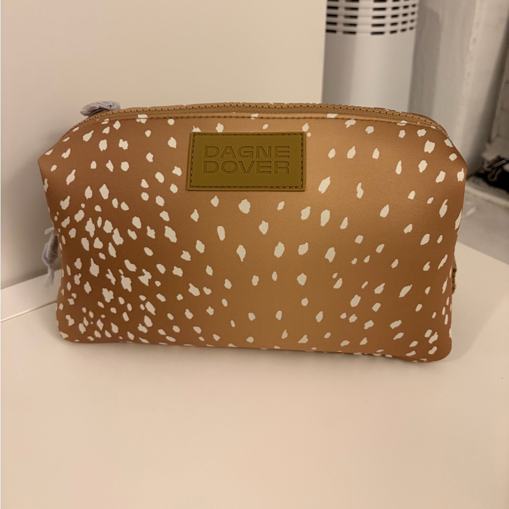 Dagne Dover Limited Edition FAWN Large Hunter Toiletry Pouch